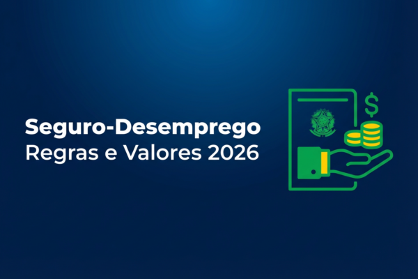 Infografico sobre como solicitar o seguro desemprego em 2026 pelo celular