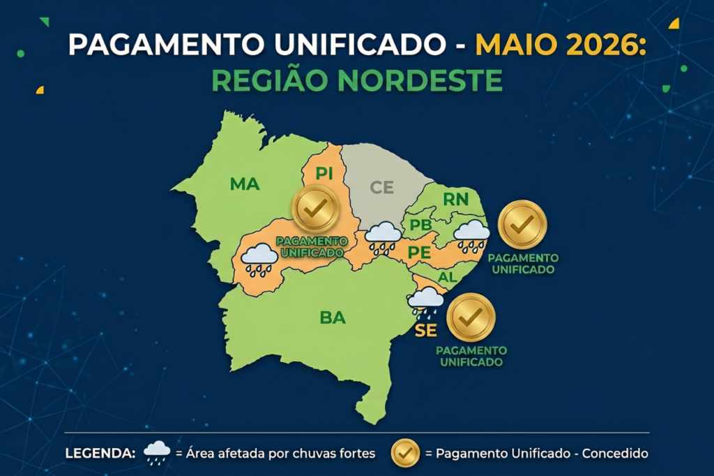 Cidades do Nordeste com antecipação confirmada (Maio 2026)