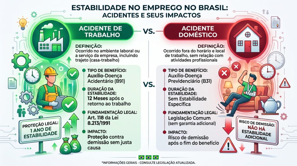Quem recebe auxílio-acidente pode ser demitido? Entenda a estabilidade em 2026 1 Quem recebe auxílio-acidente pode ser demitido em 2026? Descubra se existe estabilidade, em caso de demissão sem justa causa e como o INSS paga o benefício.