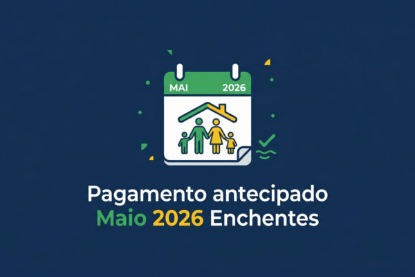 pagamento de maio antecipado devido enchentes